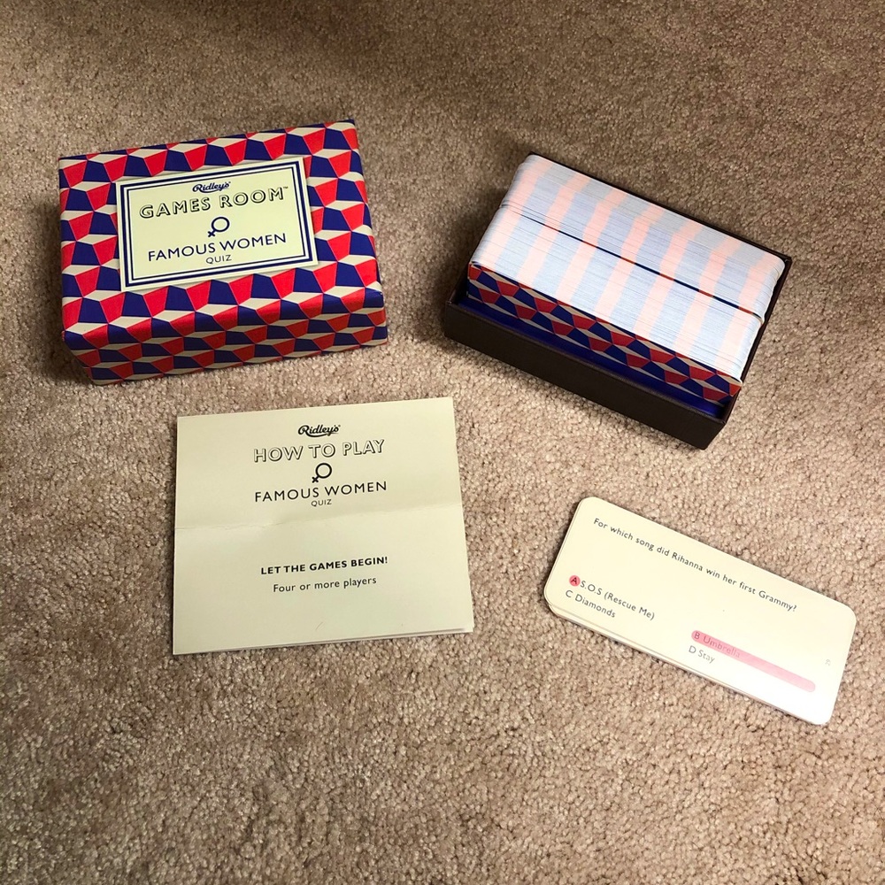 Famous Women Trivia Game